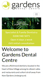 Mobile Screenshot of gardensdentalcentre.com